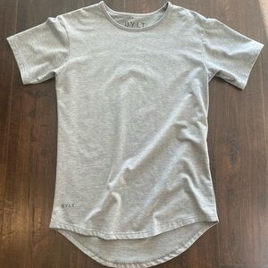 BYLT Basics Men's Drop Cut Gray Shirt size Medium